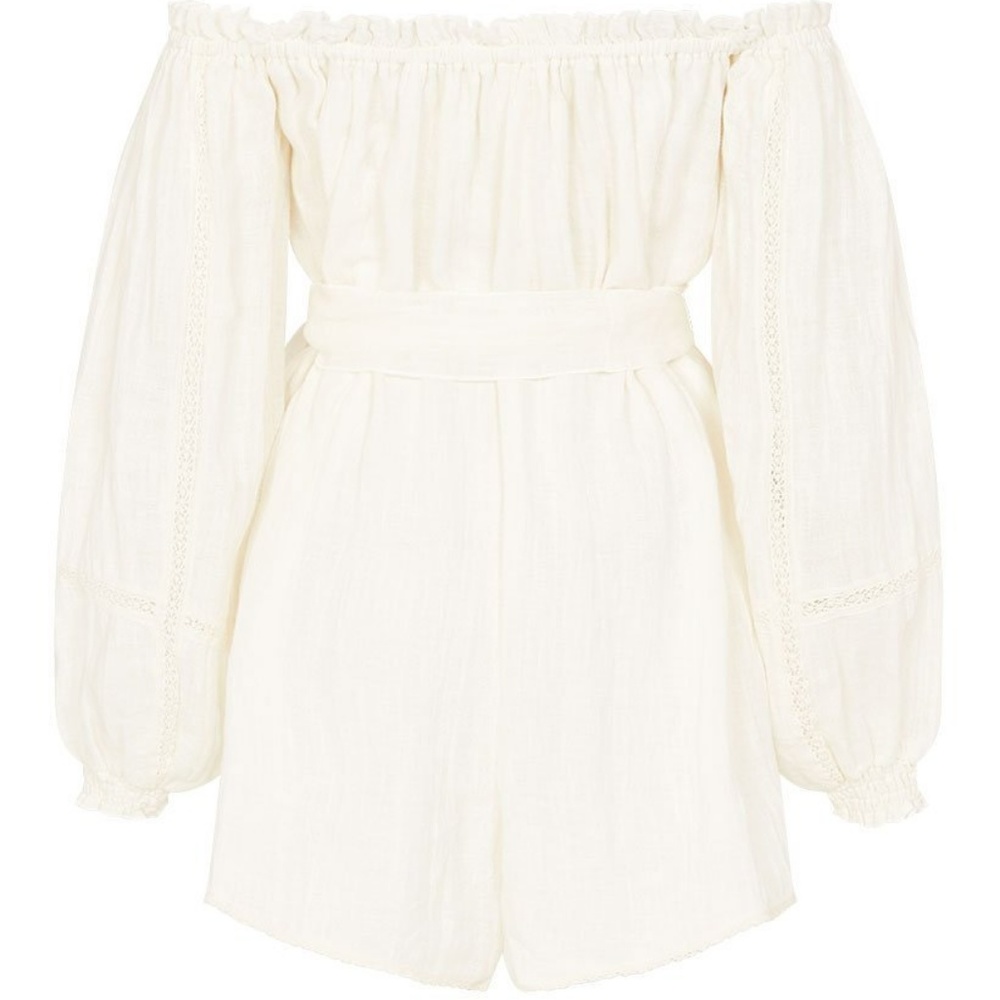 Spell Milla Romper in Off White - Picture 7 of 7